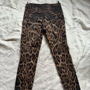 Roberto Cavalli Leopard Print Leggings size IT40